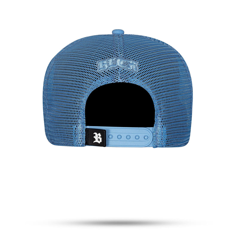 Boné Azul Snapback Trucker Simple