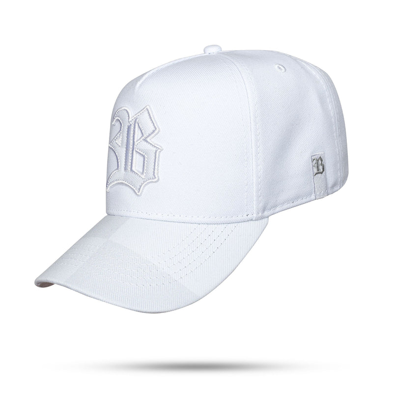 Boné Branco Snapback Half Chess