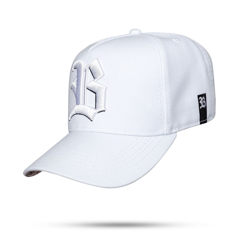 Boné Branco Snapback Contra Aba Figures