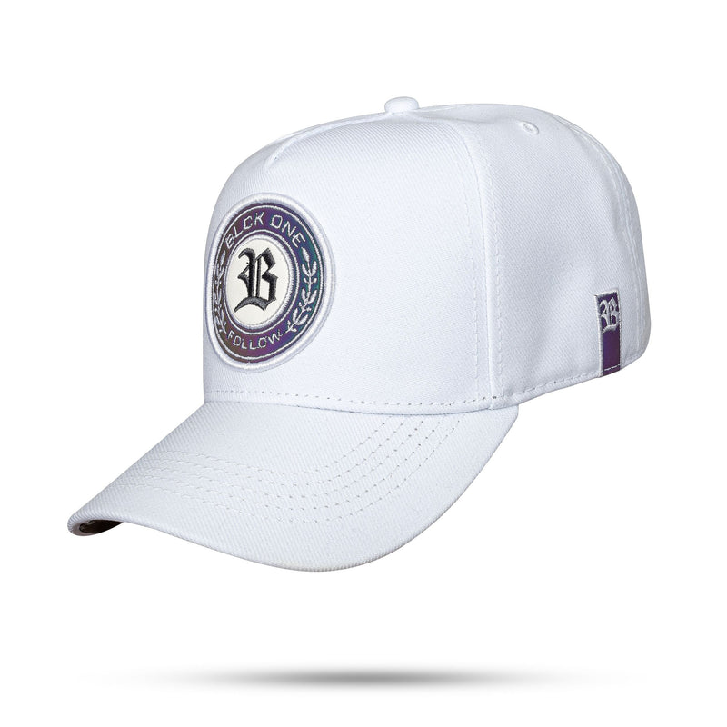 Boné Branco Snapback New Follow Refletivo Camaleon