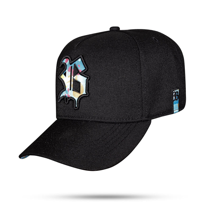 Boné Preto Kids Snapback Splash Colors