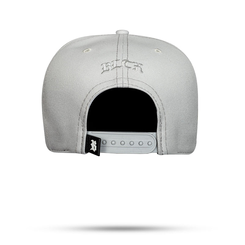 Boné Cinza Claro Snapback Basic