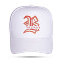 Boné Branco Snapback The Leader Laranja