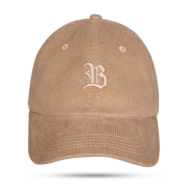 Boné Bege Dad Hat Cotelê