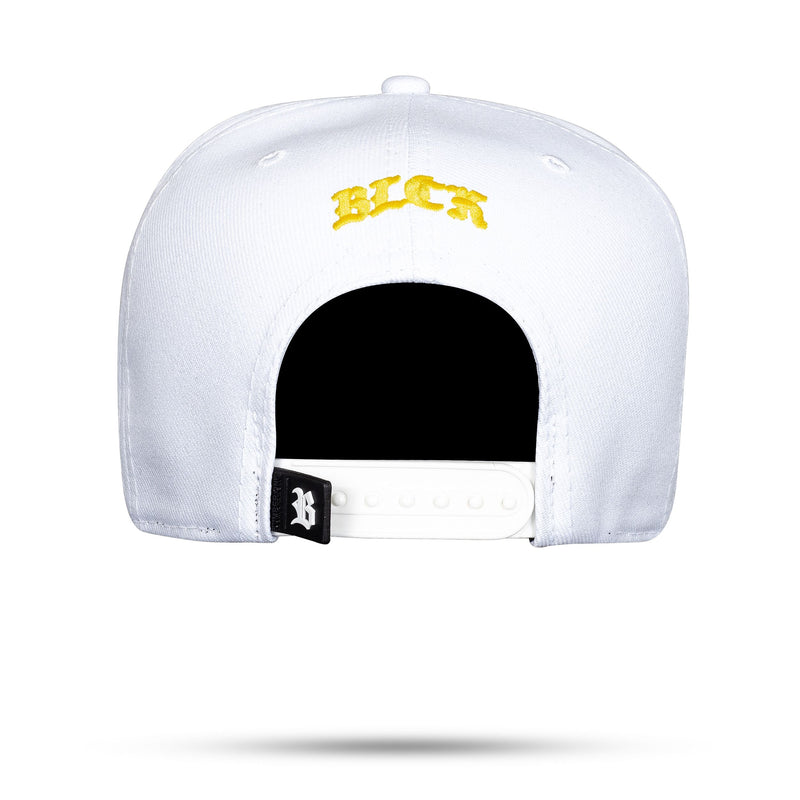 Boné Branco Snapback Logo B Warning