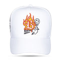 Boné Branco Snapback Fire Edition