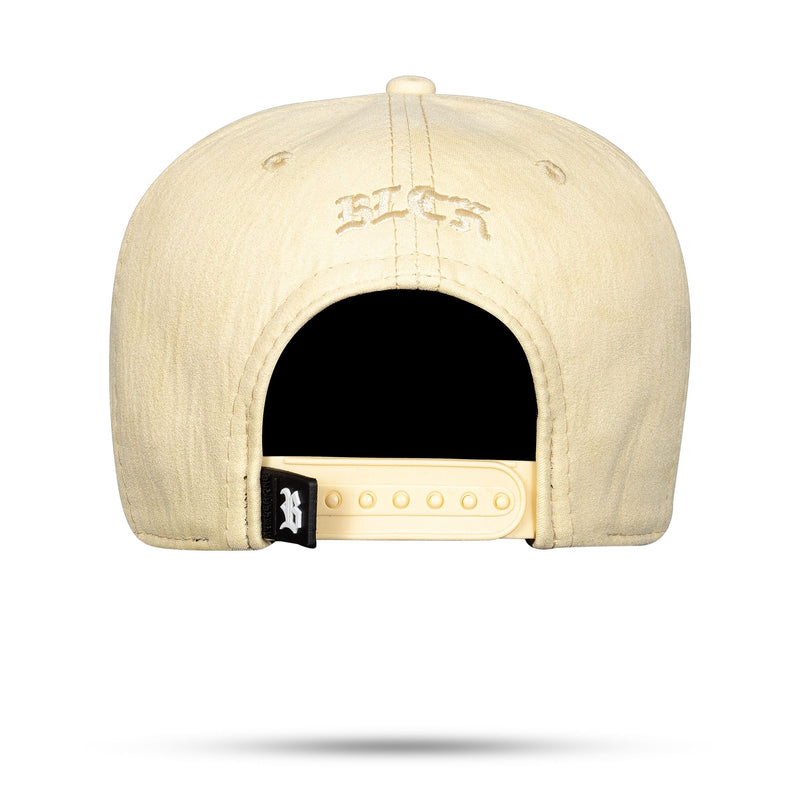 Boné Creme Snapback Suede 2.0