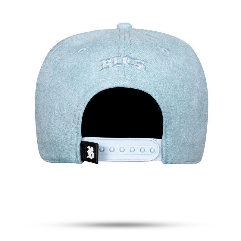 Boné Azul Claro Snapback Suede 2.0