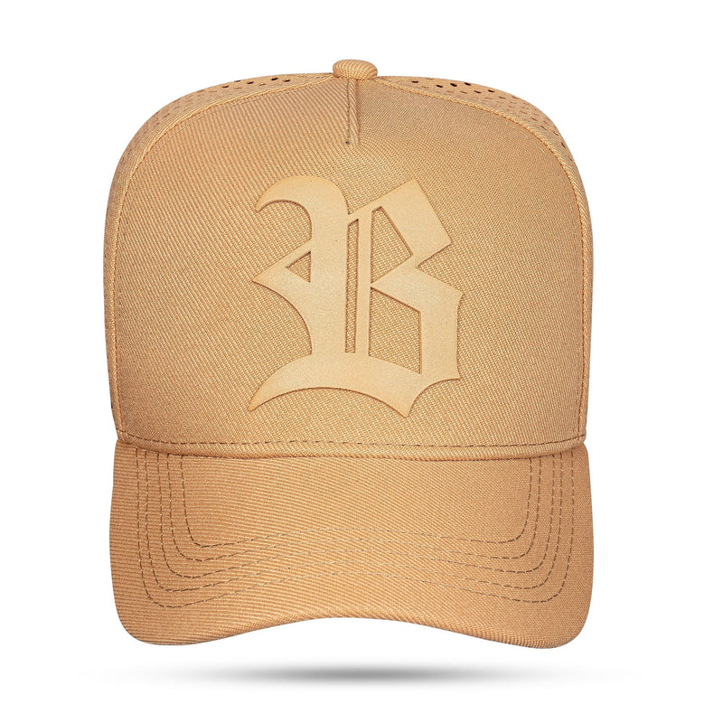 Boné Caramelo Snapback Trucker Laser