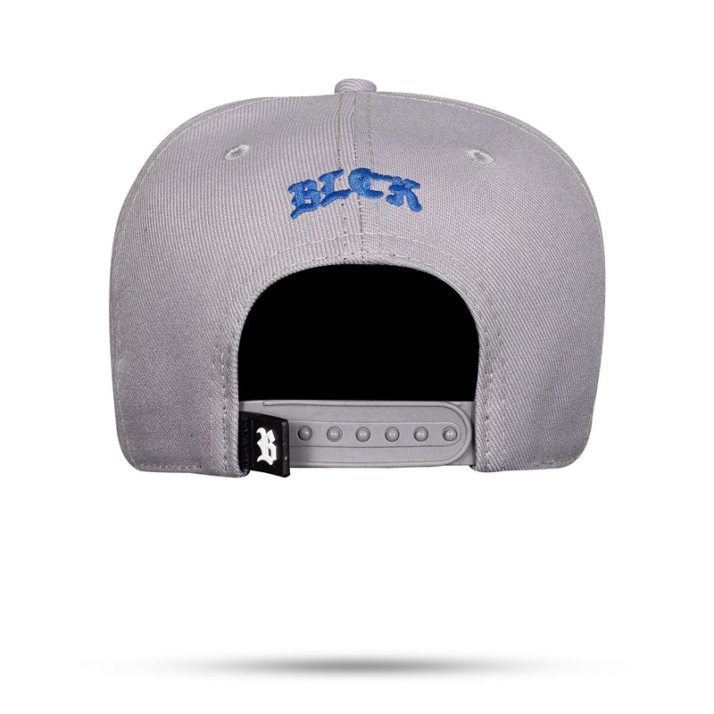 Boné Cinza Snapback Fly Azul