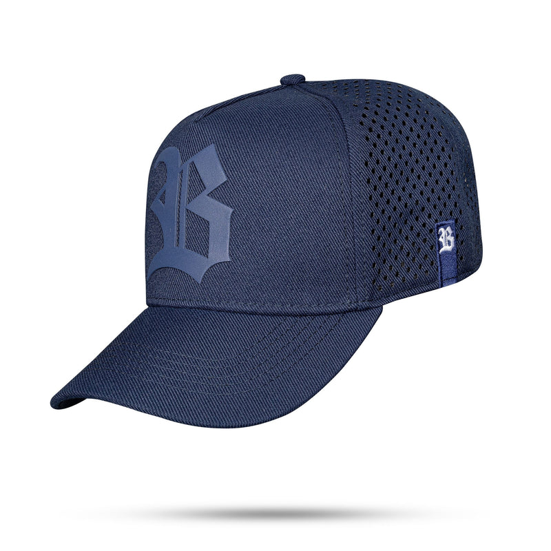 Boné Azul Marinho Snapback Trucker Laser