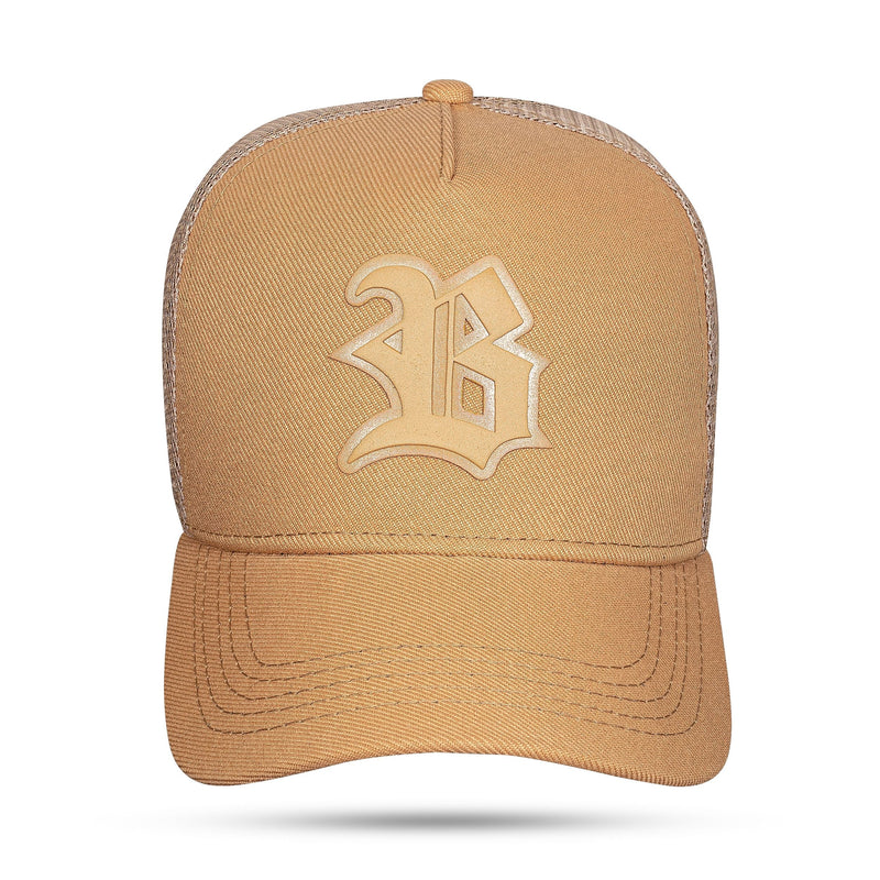 Boné Caramelo Trucker Snapback Simple