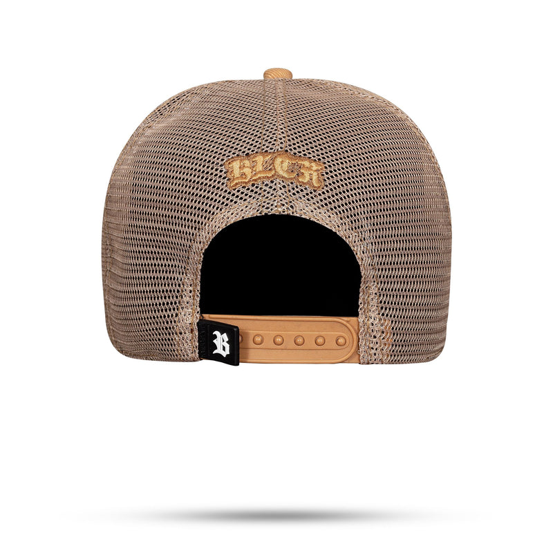 Boné Caramelo Trucker Snapback Simple