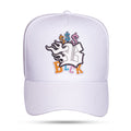 Boné Branco Snapback Flame Cash