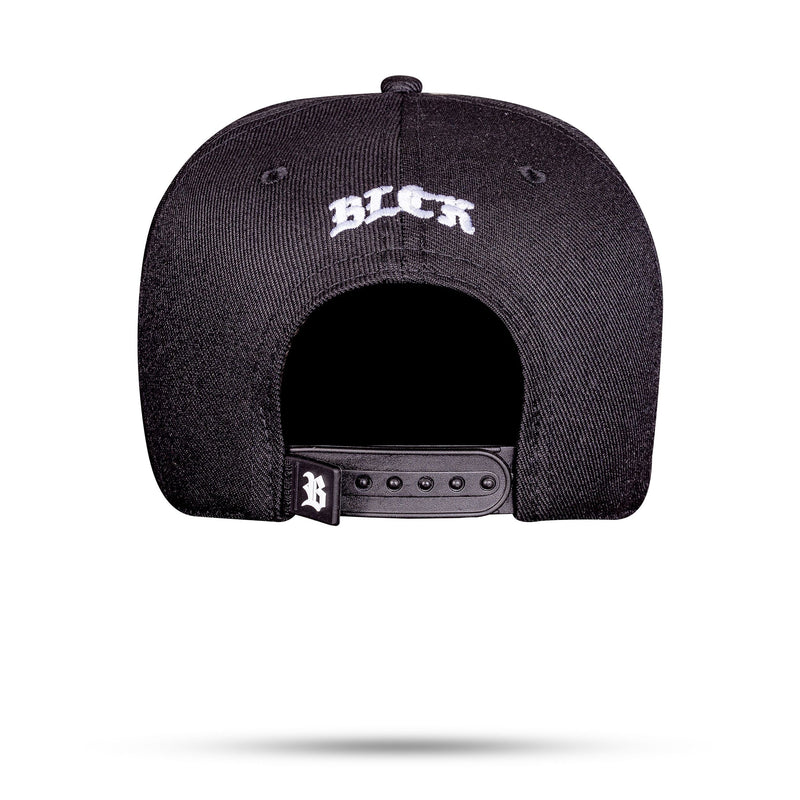 Boné Preto Snapback Diamonds Cinza