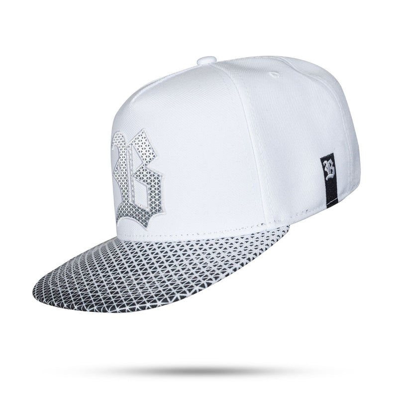 Boné Branco Snapback Aba Reta Sublime