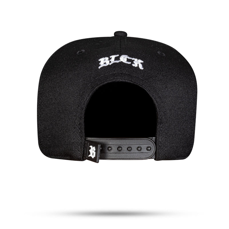 Boné Preto Snapback Aba Reta Sublime