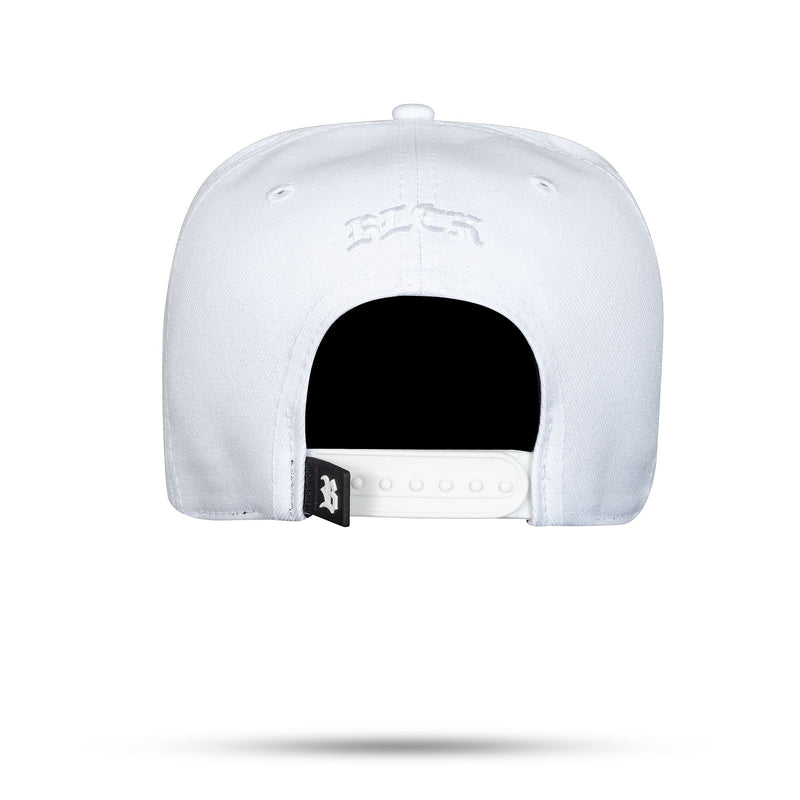 Boné Branco Snapback Contour Veludo Cinza