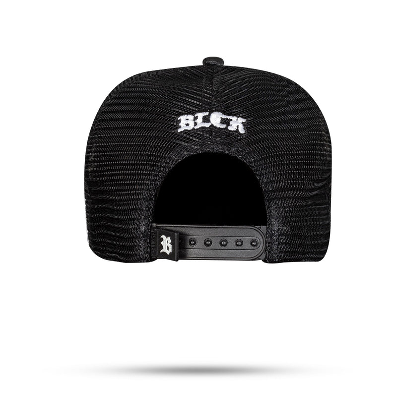 Boné Nathan Henrique - Snapback Trucker Preto - Love Mouth - Blck Brasil