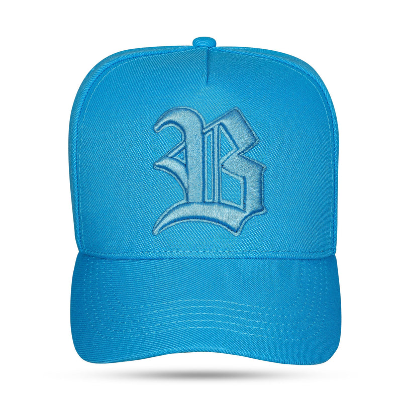 Boné Kids Azul Celeste Snapback Logo Alto Relevo