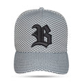 Boné Cinza Claro Snapback Piquet