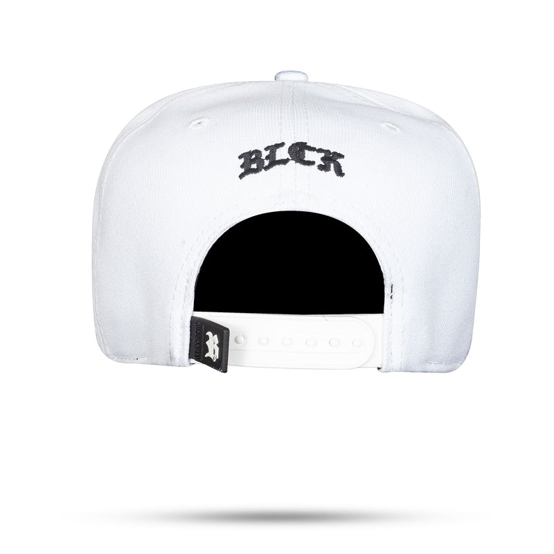 Boné Nathan Henrique - Snapback Branco - Smile 01 - Blck Brasil