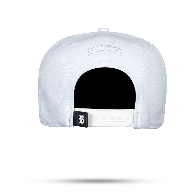 Boné Branco Snapback Contour Veludo Preto