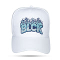 Boné Kids Branco Snapback Chamas Blck Azul