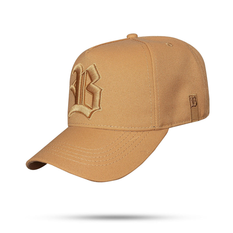 Boné Caramelo Snapback Logo Alto Relevo