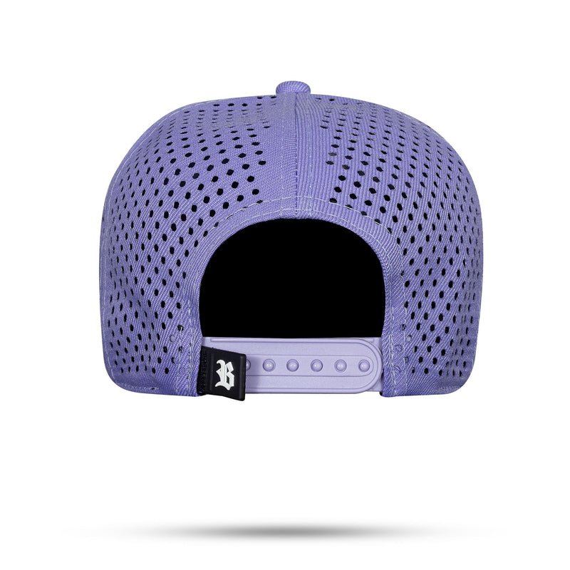 Boné Lilás Snapback Trucker Laser