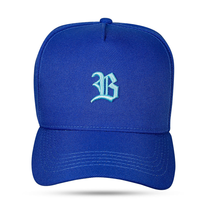 Boné Azul Royal Snapback Basic Contra Aba Azul