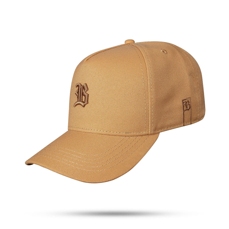 Boné Caramelo Snapback Basic Contra Aba Marrom