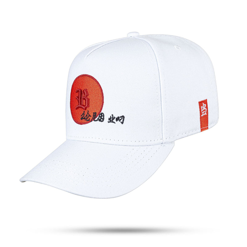 Boné Branco Snapback Japan