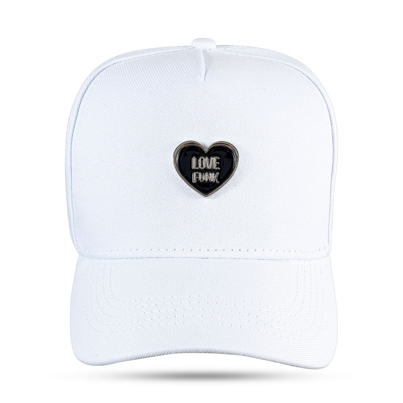 Boné Love Funk - Branco Metal Preto Snapback - Blck Brasil