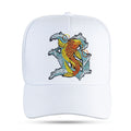 Boné Branco Snapback Orient Fish