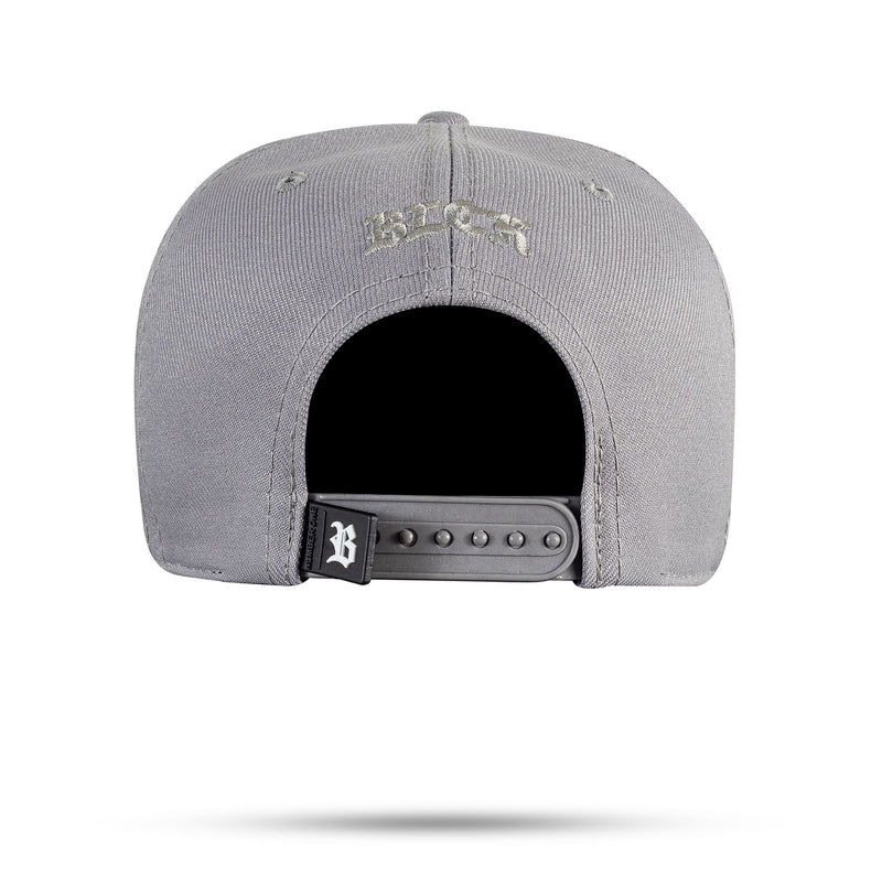 Boné Cinza Snapback To Black