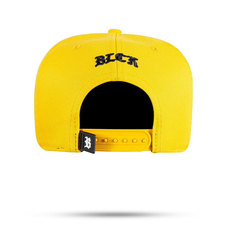 Boné Love Funk - Amarelo Metal Preto Snapback - Blck Brasil