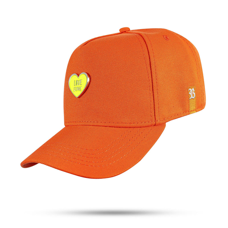 Boné Love Funk - Laranja Metal Verde Limão Snapback - Blck Brasil