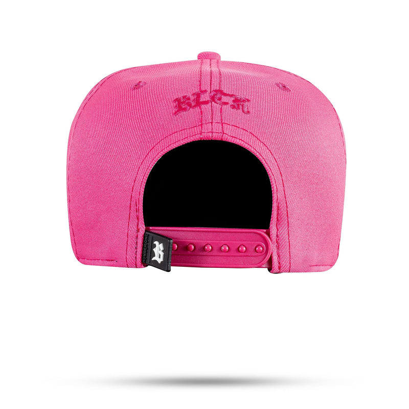 Boné Love Funk - Rosa Pink Metal Rosa Snapback - Blck Brasil