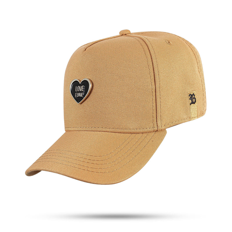 Boné Love Funk - Caramelo Metal Preto Snapback - Blck Brasil