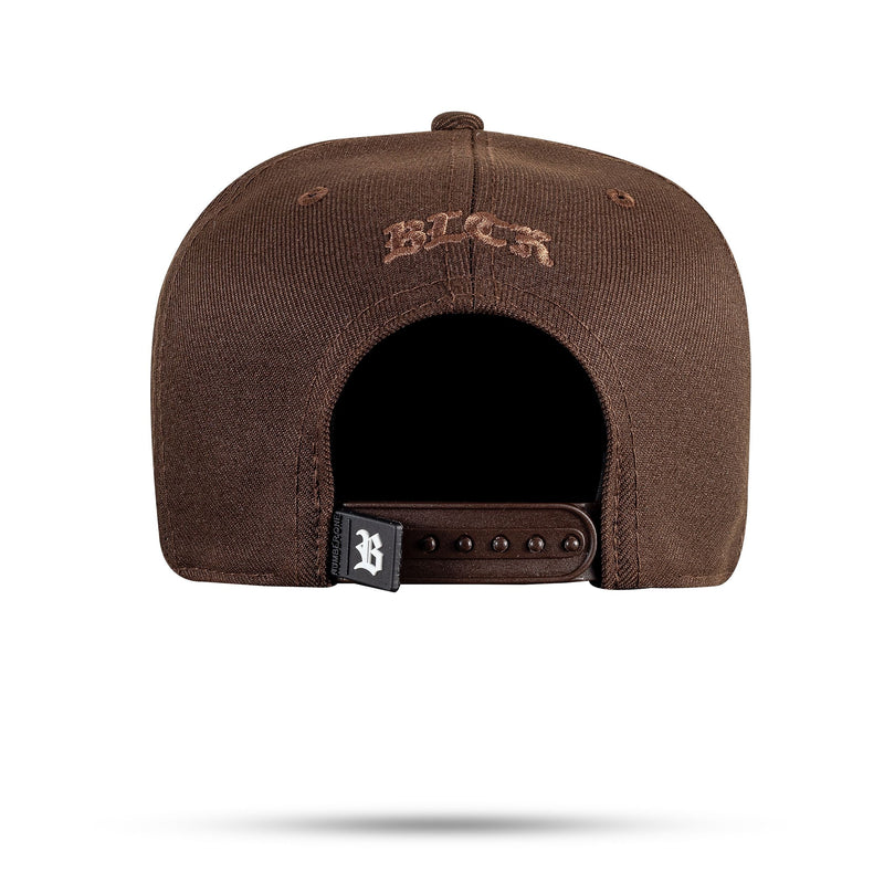 Boné Marrom Snapback Contra Aba Blue Sky