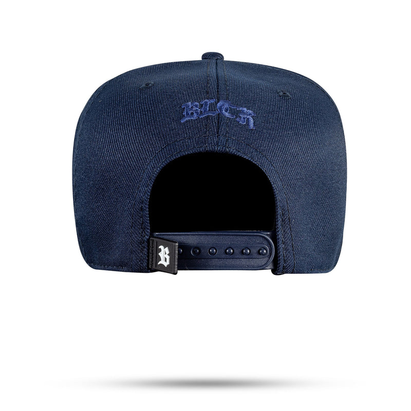 Boné Love Funk - Azul Marinho Metal Rosa Snapback - Blck Brasil