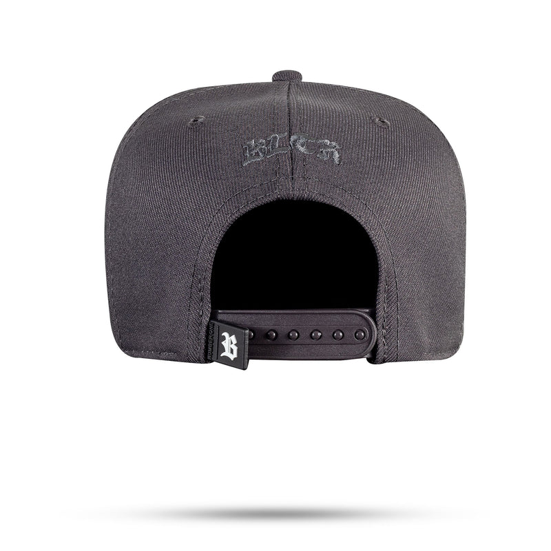 Boné Love Funk - Cinza Metal Rosa Snapback - Blck Brasil