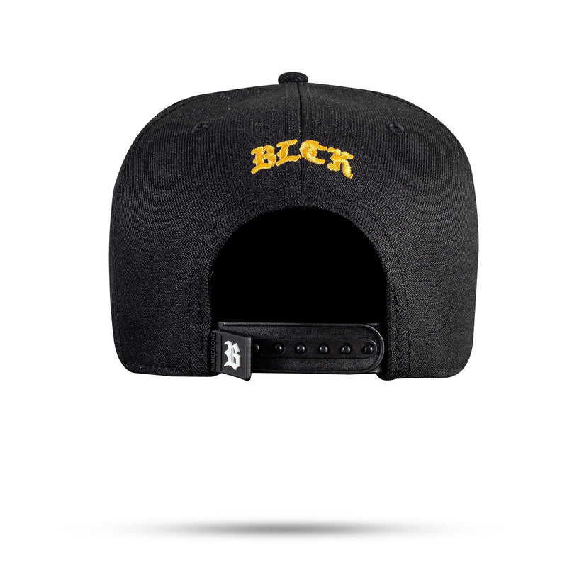 Boné Kids Preto Snapback Grafitti Emoji