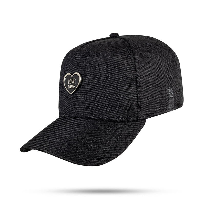 Boné Love Funk - Preto Metal Preto Snapback - Blck Brasil