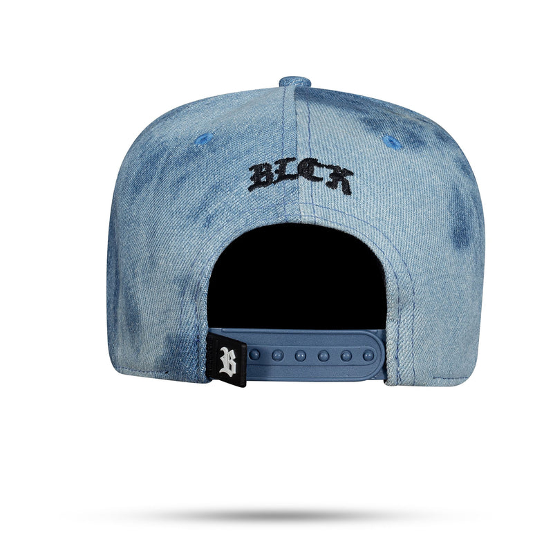 Boné Jeans Snapback Basic Logo Preto