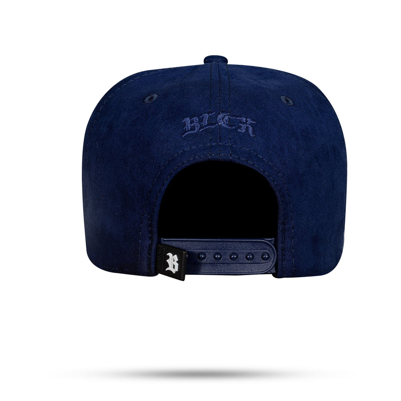 Boné Azul Marinho Snapback Suede 2.0 Crown Blck