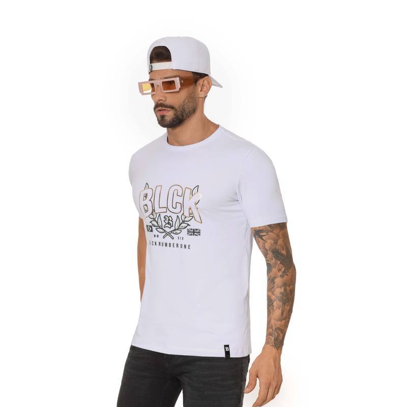 Camiseta Branca Branch BLCK Gold