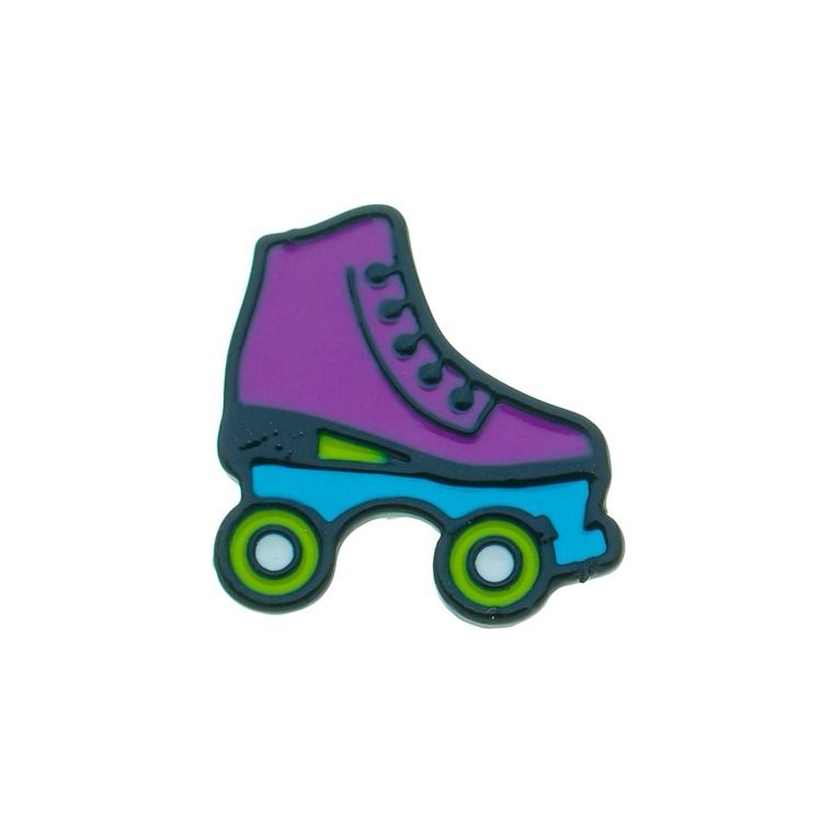 Botton Blck - Patins Roxo Preto