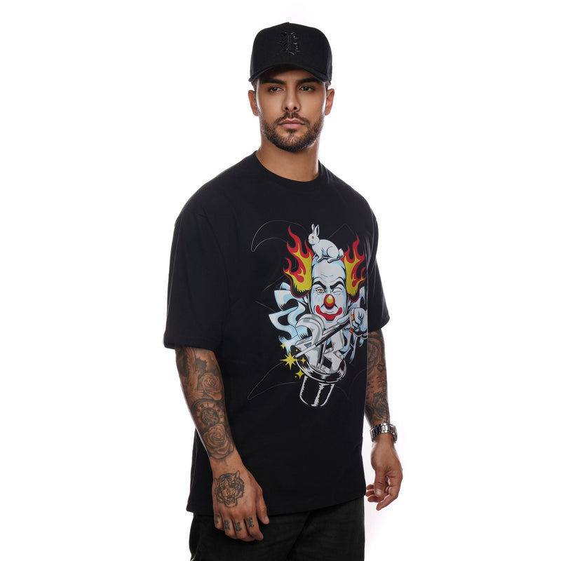 Camiseta Oversized Preta Joker